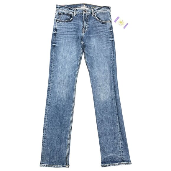 7 For All Mankind Slimmy Slim Straight Leg Jeans Mens 30 Preppy Normcore Classic - Picture 13 of 16